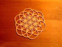 Flower of life pendant by Gerdes