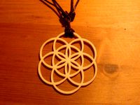 Egg of life / Seed of life pendant by Gerdes