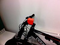 Battery case for bicycle led lamp (4x 18650 batteries) by miniFactory
