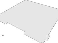PCB Heatbed MK2a Plate (4 hole mounting) (DXF) by gineer
