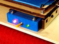 PrinterBot Simple anchor/Control Panel w/LEDs or switches!   by metaled