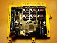 Megatronics 2.0 Mounting for MendelMax by db3jhf