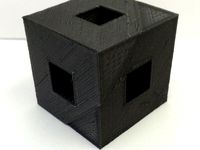 Diagonal cut Menger sponge by owens