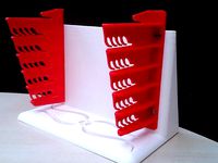 bookend for glass plate rack by The3dPrintHouse