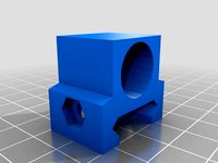 Tiny flashlight holder Picatinny Rail by Fedde