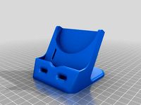 Nexus 4/5 Table Stand v2 with Wireless Charger mount by MasterFX