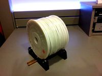 Support for universal filament spools Adjustable BK_V2.1.  by MakerAdri