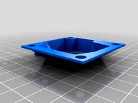 40mm Diameter Fan mount for Printrbot siple with a wooden extruder by crazycroco