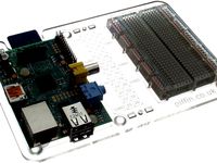 Raspberry Pi and breadboard holder by piffin