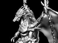 bahamut dragon by dot-kit