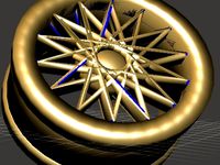 Custom Toy Car Rim by KySyth