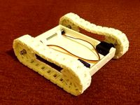 Caterpillar robot, tracks, tank (compatible with micro servo) by devildesign