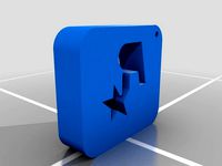 Rockstar Keychain by bcline1