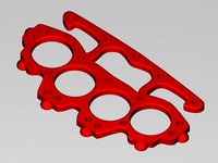 Brass Knuckles: Smooth or with Tips by lucascimino98