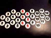 Dualstrusion Catan Numbered Tokens by HunterGreen