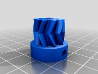 Shorter small gear for Greg's Wade extruder by McSquid