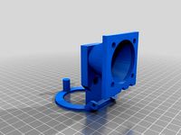 Printrbot Simple Extruder Fan, Cooling Fan, and LED Ring Mount by paulgeneres