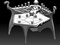 Skyrim Arcane Enchantment Table by darkshark