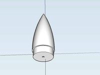 Model Rocket Nose Cone by CyberNY