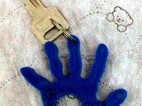 palm key ring by ekaggrat