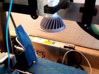 Prusa I3 LED light holder by galiettd