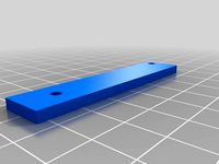 In line filament thickness measurment by hinge