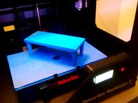 Bed for a mini American Girl Doll by SteveGF