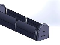 AAA Single Battery Holder (Functional)/ Ceiling Fan counterbalance by GadgetGuru314