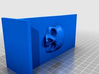 Skull Bookend by BigLazyB