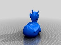Duke Blue Devil Rubber Duck by bobbertd