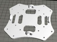 DJI F450 Toplate with Balance Eyelets by tekcruzer