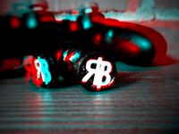 BRAYNSTREAM Record Label Logo PS4 Controller Sticks by CacheFlow