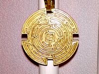 Maze pendant by JakeCape