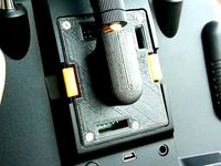 Antenna mount for the OrangeRX OpenLRS transmitter module (JR 1W type) by j0bro
