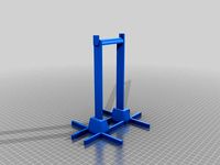 Filament Spool Stand (250mm x 55mm) by dayoldryebread
