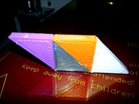 4 Extruder test piece by Think3dPrint3d