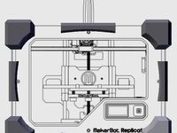 MakerBot Replicator 2 Companion Cube Upgrade by KingRahl