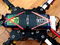 Battery Bracket for HobbyKing X666 frame by Njordan311