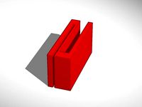 Solidoodle 2 - 1/8" Plexiglass Enclosure Clip by RyanKellyStudios