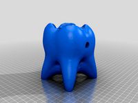 Tooth-stache desktop cup/pencil holder by ukcat