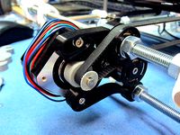 Mendel Mono/Tricolor Y-motor mount with 608 bearing idler by peter_larsen