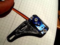 autobed leveling servo-mount/holder | for i3 rework | ch1t0 extruder by Lenry