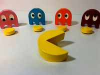Pac-Man Power Pill and Fridge Magnets by macdaddy