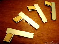 Rubber Band Gun, 6-shot, semi-automatic, laser-cut by PeteLaric