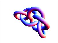 Composite Link: 2_2_1 # 5_1 (left-handed and right-handed versions) by DesignByNumbers