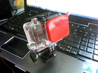 Lens Cap for GoPro Hero 3 Case (NinjaFlex) by barspin