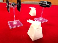 Star Wars Death Star Turret for X-Wing game by HunterGreen