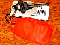 Keyfob / luggage tag / zipper pull from CT Scan by the_digital_dentist