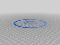 Circular Printbed Calibration Pattern by frontier204