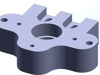 Z axis mount plate upgrade for Shapeoko by crunchysann